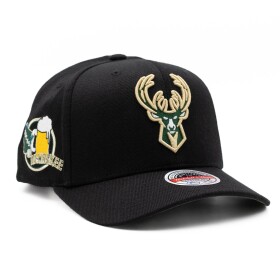 Mitchell & Ness Pánská kšiltovka Milwaukee Bucks NBA Custom Patch Classic Red Stretch Snapback