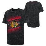 Outerstuff Dětské tričko Chicago Blackhawks NHL Fresh Mindset Crew Nk Mineral Velikost: Dětské S (122 – 134)
