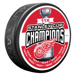 Mustang Puk Detroit Red Wings NHL 11 TIME CHAMPS