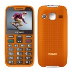 EVOLVEO EasyPhone XR, mobilní telefon pro seniory s nabíjecím stojánkem, oranžový