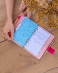 Týdenní diář 2027 Notique Refill kroužkový 12,5 x 19 cm fuchsiový