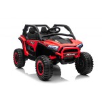 Mamido Elektrické autíčko Buggy UTV KCK 4x4 červené 24V | 800W | 50 kg | EVA | LED | 2,4Ghz | ECO kůže
