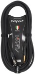 Bespeco Alpha Microphone Cable Neutrik XLR F Jack 6 m