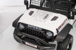 Mamido Elektrické autíčko Speed Offroad bílé | 4x45W | EVA kola | 12V 7Ah | EKO kůže