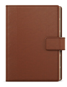 Denní diář 2026 Ctirad s výsekem Elite A5 hnědá