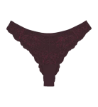 Dámské kalhotky Amourette Charm T Highleg Brazilian - Triumph burgundy (00EG) 0036