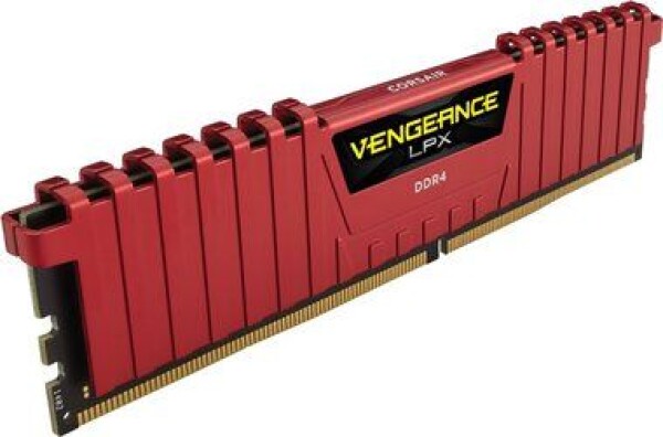 Corsair VENGEANCE LPX RED 8GB / DDR4 / 2400MHz / PC4-19200 / CL16-16-16-39 / 1.2V / XMP 2.0 / chladičem (CMK8GX4M1A2400C16R)