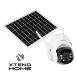 Xtend Home SO110 bílá / Venkovní kamera 4G se solárním nabíjením / 1080p / 4mm / Wi-Fi / IP65 / IR 15m / Tuya CZ SK (XL-OKOSOLARGSM6)