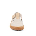Dívčí plátěné barefoot přezůvky CANVAS T-BAR GOLD SHINE Froddo G1700439-3 - 36