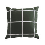 Storefactory Bavlněný povlak na polštář Green Checkered 48 x 48 cm, zelená barva, textil