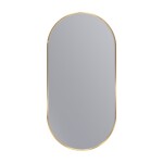Erga Oval, oválné zrcadlo 45x90cm, zlatý rám, ERG-V01-OVAL-4590-GD