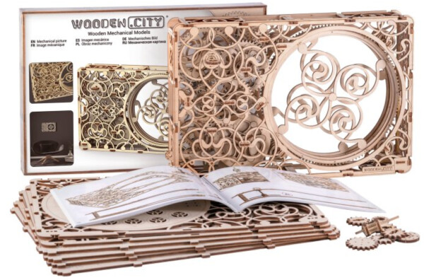 WOODEN CITY 3D puzzle Mechanický obraz 275 ks