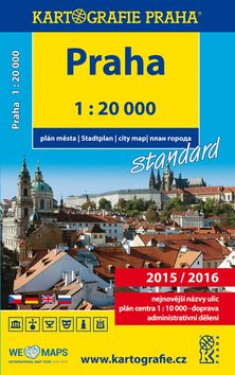 Praha - 1:20 000 plán města standard, 9. vydání
