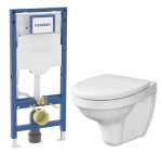 GEBERIT Duofix bez tlačítka + WC CERSANIT DELFI + SEDÁTKO 111.300.00.6 DE1