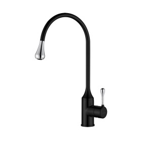 INVENA - Dřezová baterie PINGO, černá-chrom BZ-55-L08-L