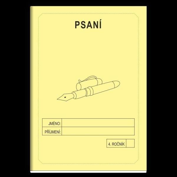 Psaní 4. ročník - školní sešit - Jitka Rubínová