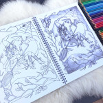 Magical Season, antistresové omalovánky s podpisem autorky, Lenka Filonenko