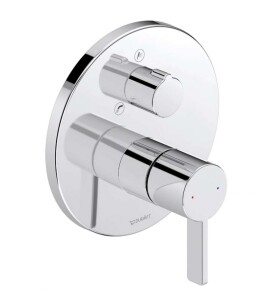 DURAVIT - D-Neo Baterie pod omítku, pro 2 spotřebiče, chrom DE5210012010