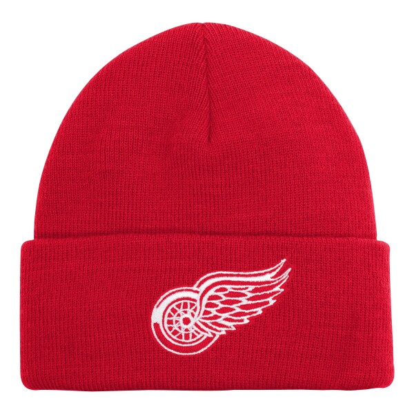 Outerstuff Dětská zimní čepice Detroit Red Wings NHL Cuffed Knit