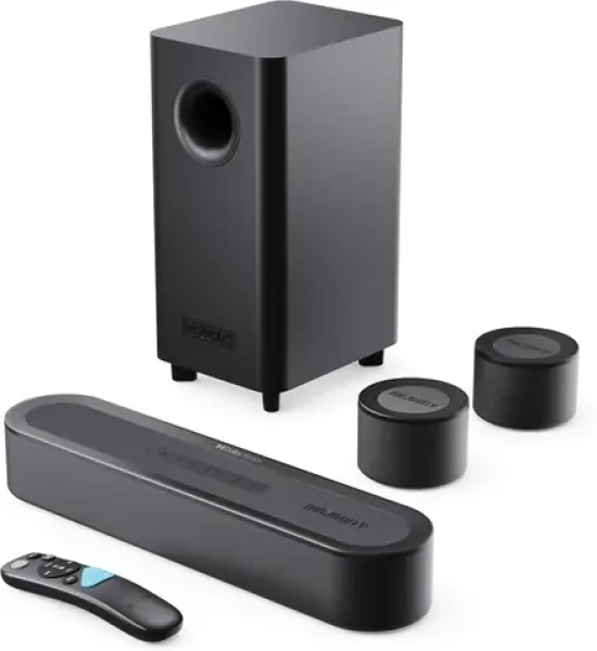 Majority Bowfell Halo černá / 5.1 kanálový systém / Dolby Atmos / 300W / HDMI / Bluetooth / USB / AUX