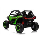 Mamido Elektrické autíčko Buggy UTV KCK 4x4 zelené 24V | 800W | 50 kg | EVA | LED | 2,4Ghz | ECO kůže