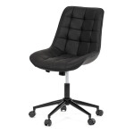 Pracovní židle, výškově nastavitelná, černá látka, KA-V3120 BK3