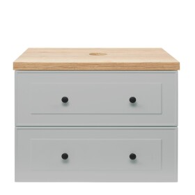 Koupelnová skříňka s umyvadlem Naturel Forli 100x53x46 cm šedá mat FORLI100GMD FORLI100GMD