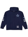 Mitchell & Ness Pánská mikina Dallas Cowboys NFL Triple Check Hoodie Velikost: L