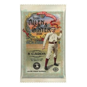 2026 Topps Allen and Ginter Baseball Hobby Balíček - karty MLB a celebrit
