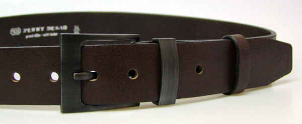 PENNY BELTS 8-40 Pánský kožený opasek hnědý 110cm