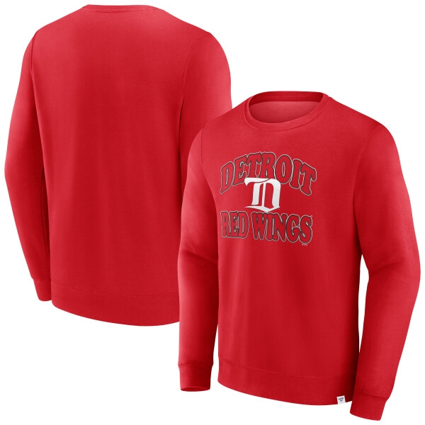Fanatics Pánská mikina Detroit Red Wings NHL Fleece Crew Velikost: S