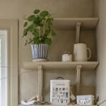 Strömshaga Keramický květináč s podmiskou Miriam Blue 22 cm, modrá barva, keramika