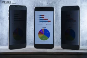 KAPSOLO 2-Way Privacy fólie pro HTC U12 Life / Ochranná fólie / Privacy / 3H (KAP11830)