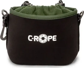 C-ROPE V2 černá, velikost S / Fotopouzdro / Neopren / 160 × 100 × 130 mm / s popruhem (CRP-CNB-S-BLK-2)