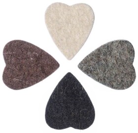 Timber Tones Felt Tones Heart Mixed 4-Pack