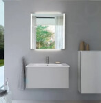 DURAVIT - XSquare Zrcadlo 800x600 mm, s LED osvětlením a vyhříváním XS701100000