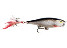 Rapala Wobler Skitter Pop Top Water Silver,Rapala Wobler Skitter Pop Top Water Silver
