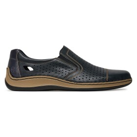 Polobotky Rieker 05286-15 Přírodní kůže (useň) - Lícová