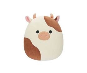 Squishmallows Fuzzamallows Kráva - Ronnie 30 cm