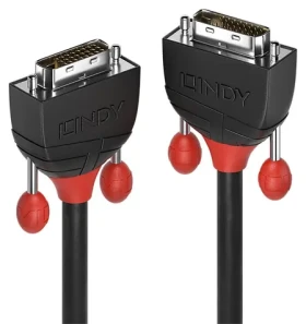 Lindy DVI-D Dual Link Black Line 2 m černá / Kabel / DVI-D - DVI-D / max. 2560×1600 px (36252)