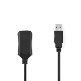 Nedis Aktivní prodlužovací kabel USB-A - USB-A 20 m / Prodlužovací kabel / USB 2.0 / 480 Mbps / poniklované konektory (CCGL60EXTBK200)