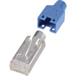 Intellinet 502344 Intellilnet 100ks Cat6 modulární zástrčky RJ45 UTP, 2-bodový žíla kontakty pro dráty 100 adaptér pro Beche 502344 krimpovací kontakt Počet