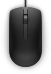 DELL MS116 černá / Optická myš / 1000dpi / 2 tlačítka + rolovací kolečko / USB / 1.8 m (JCKG1)