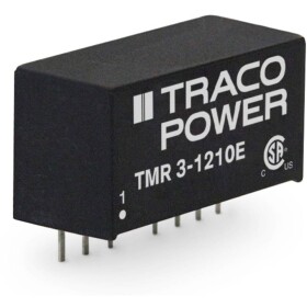 TracoPower TMR 3-1223E DC/DC měnič napětí do DPS 12 V/DC 15 V/DC, -15 V/DC 100 mA 3 W Počet výstupů: 2 x Obsah 10 ks