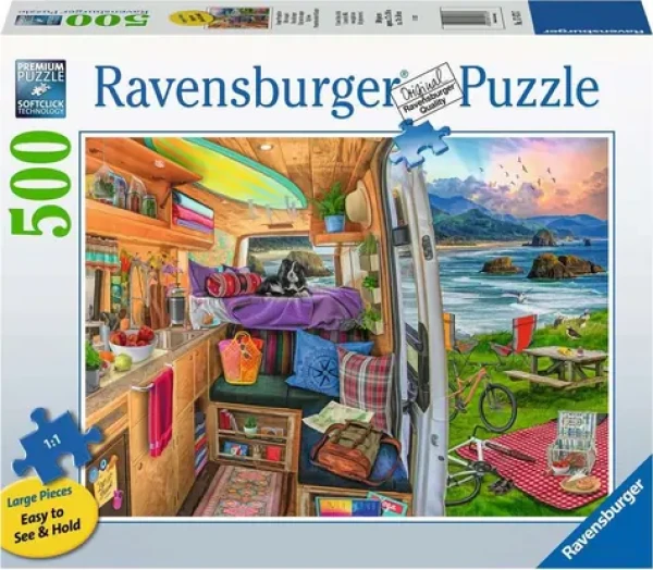 Ravensburger Puzzle Pohled z karavanu XXL