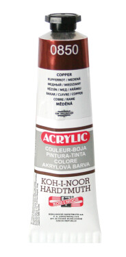 Akrylová barva Koh-i-noor 40 ml - měděná 0850