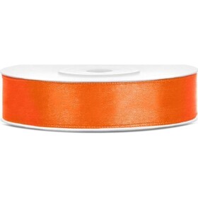 Oranžová stuha 12 mm 25 ks)