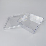 Cake Star plastový box s víčkem 18,5x18,5x6cm