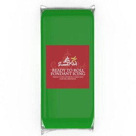 SweetArt potahovací a modelovací hmota vanilková Dark Green (1kg)