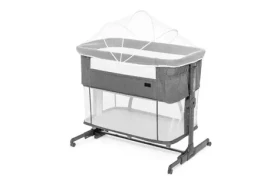 Kidnort Snäckskal Postýlka šedá / Nosnost : postýlka do 9kg / Ohrádka do 15kg (KNLOZ000011)